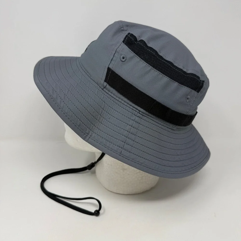 Adidas Aeroready Boonie Hat Mens Grey Black Mesh Hiking Sun Bucket Hat Size L/XL